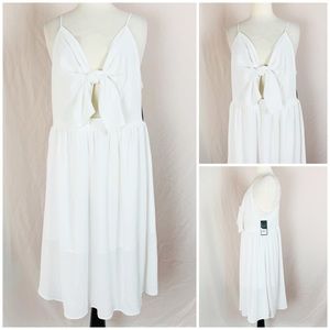 Free Press NWT Size XL White Spaghetti Strap Dress